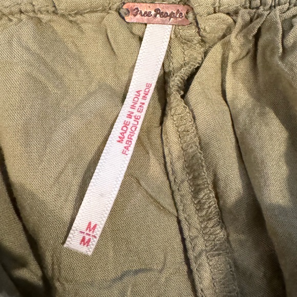 Gorgeous Gauze Moss Free People Antoinette Mini Dress -M - Picture 9 of 9